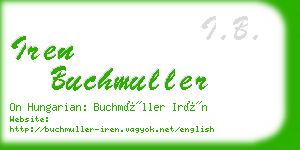 iren buchmuller business card